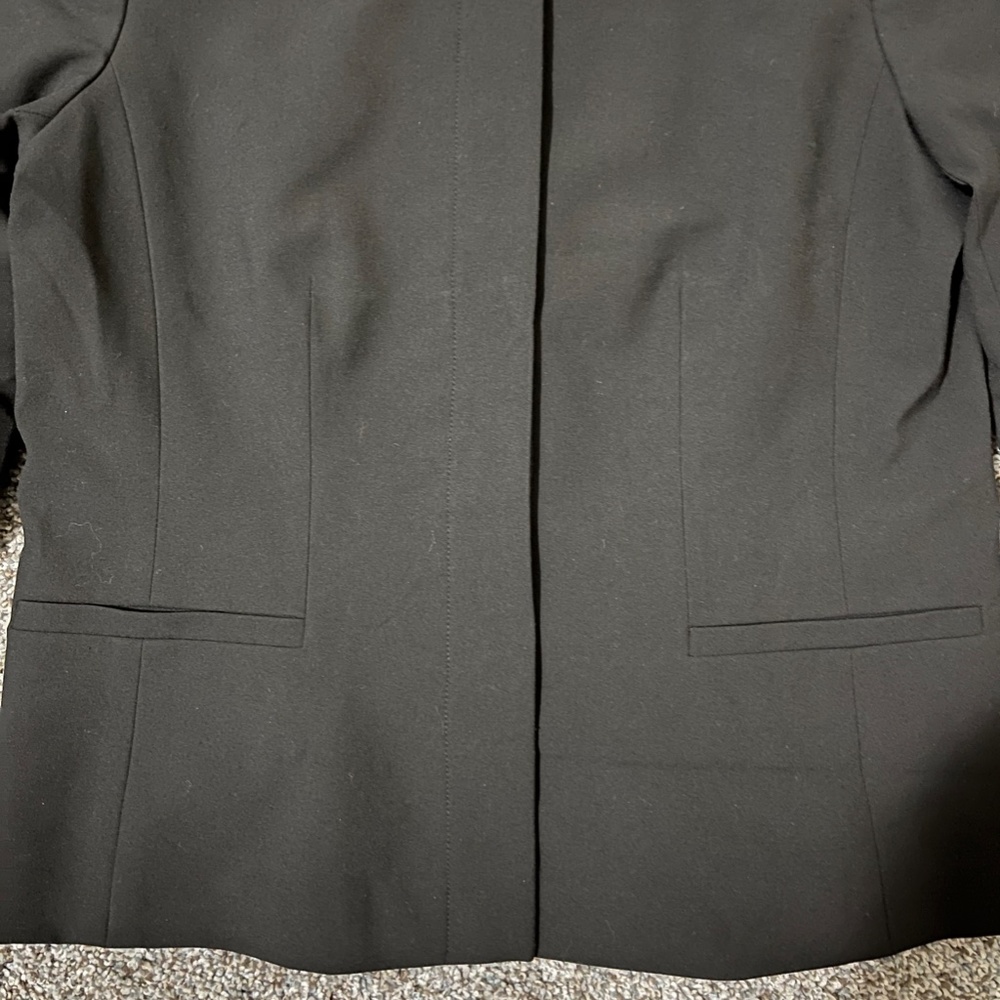 Ann Taylor Black Collarless Blazer - Picture 3 of 15